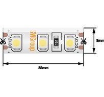 Лента светодиодная стандарт 3528, 120 LED/м, 9,6 Вт/м, 12В , IP65, Цвет: Зеленый 00-00013102_SW