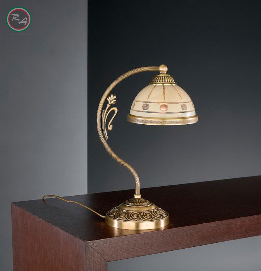 Настольная лампа Reccagni Angelo P 7004 P, цвет бронзовый - фото 1