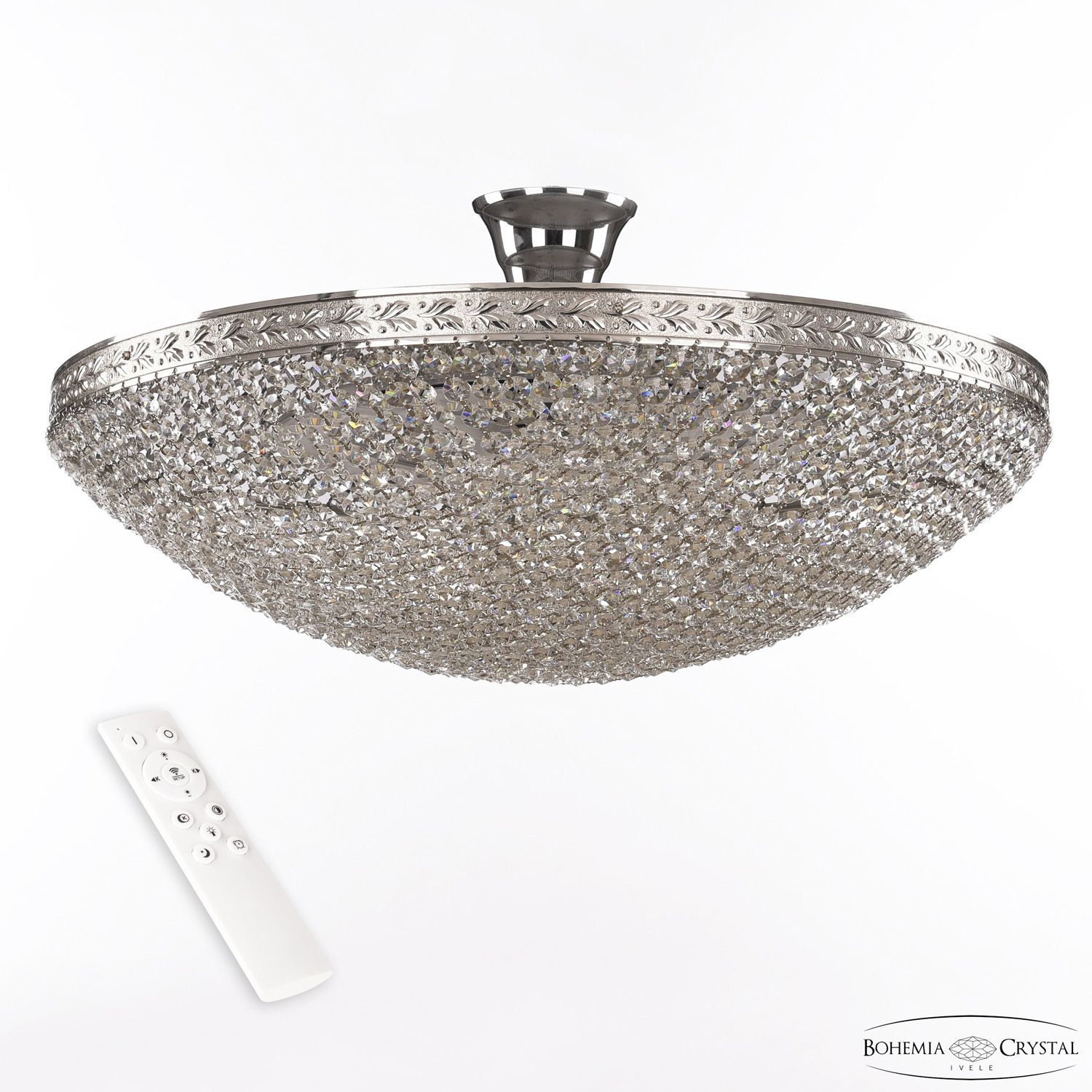 Хрустальная люстра Bohemia Ivele Crystal 19321/55IV/LED-DIM Ni