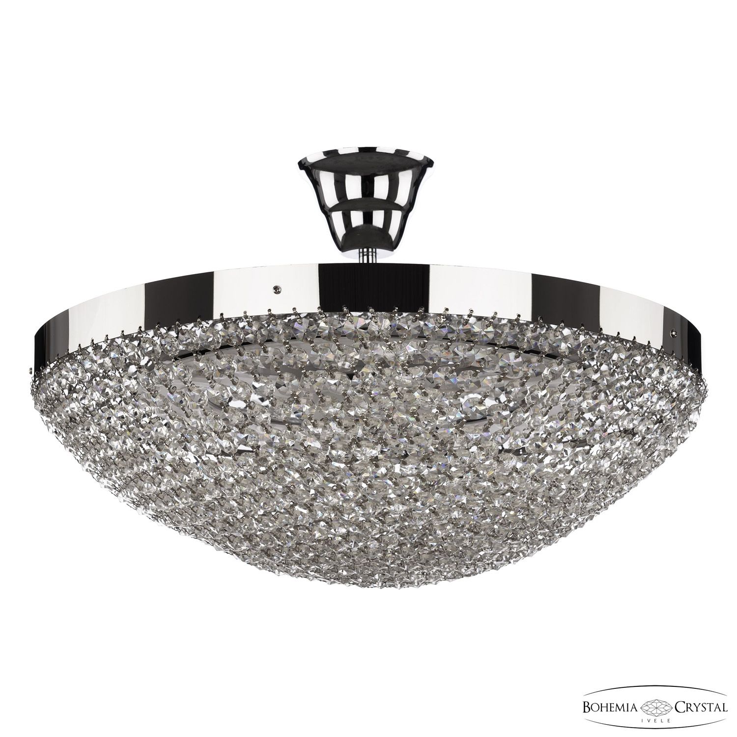 Хрустальная люстра Bohemia Ivele Crystal 19321/45NZ/LED-DIM Ni