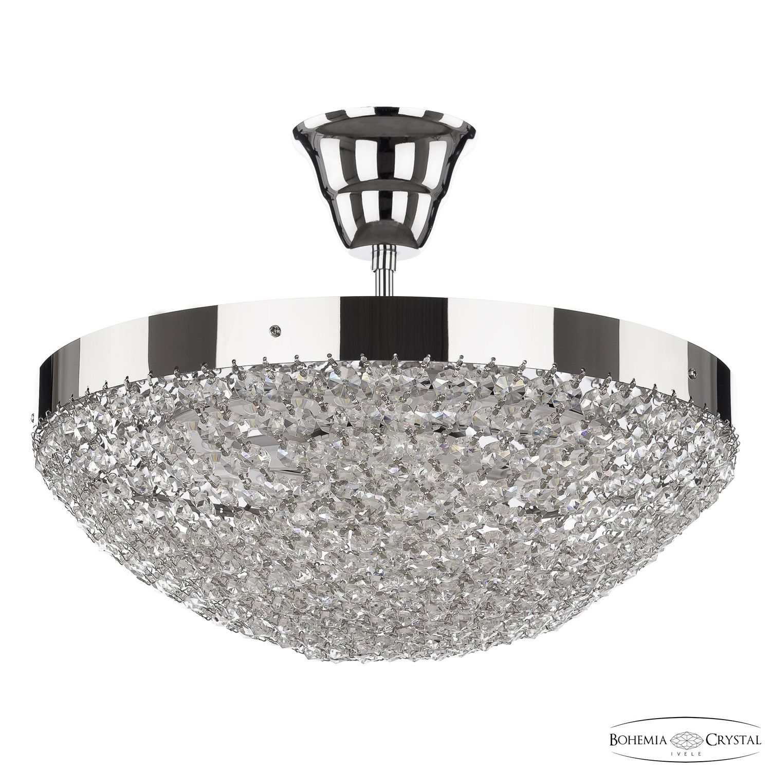 Хрустальная люстра Bohemia Ivele Crystal 19321/35NZ/LED-DIM Ni