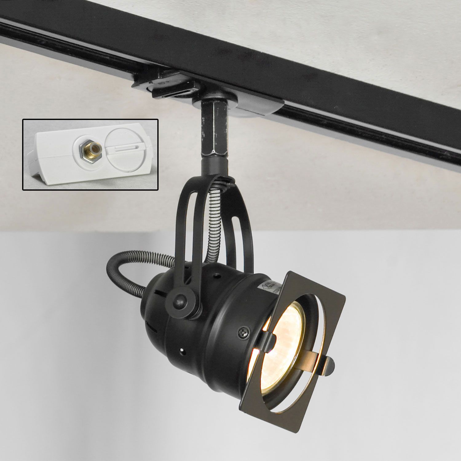 Трековый светильник однофазный Lussole Loft track Lights LSP-9118-Tab