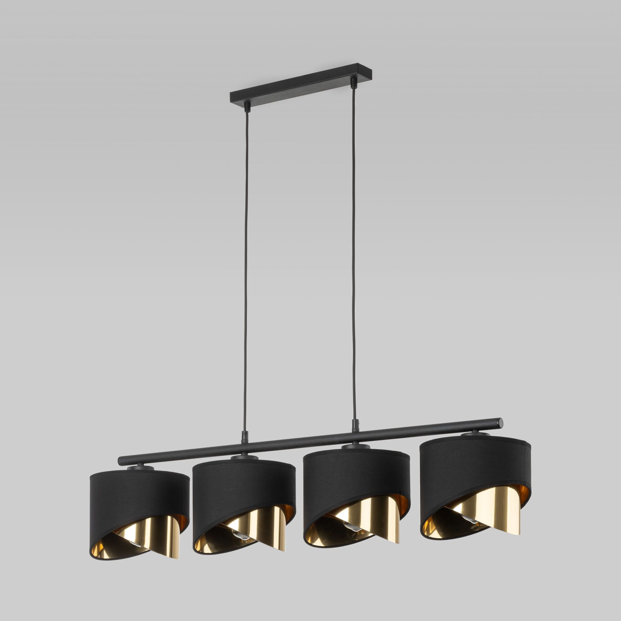 Подвесной светильник с тканевыми абажурами TK Lighting Grant Black a066422