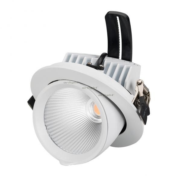 Встраиваемый светильник Arlight LTD-EXPLORER-R130-20W Warm3000 (WH, 38 deg) 024031