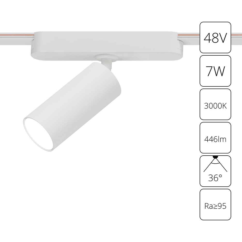 Трековый светильник Arte Lamp RAPID A1156PL-1WH