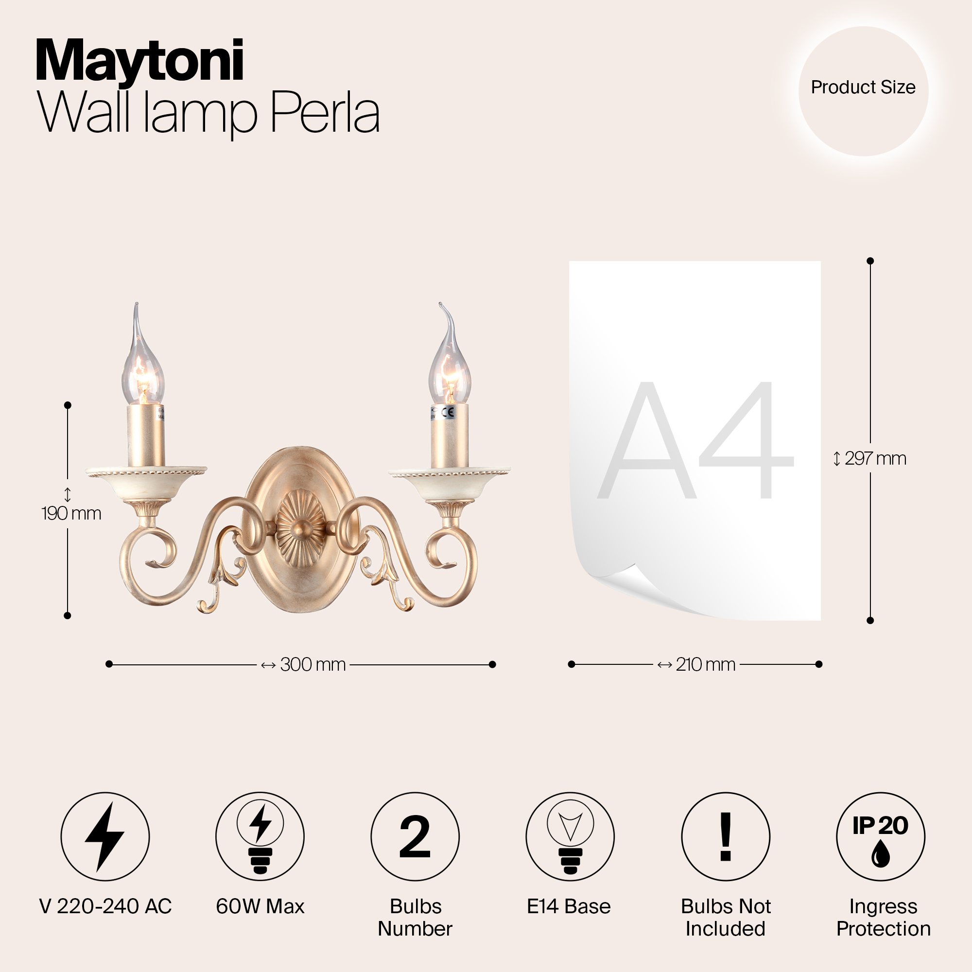 Бра Maytoni ARM337-02-R_MY