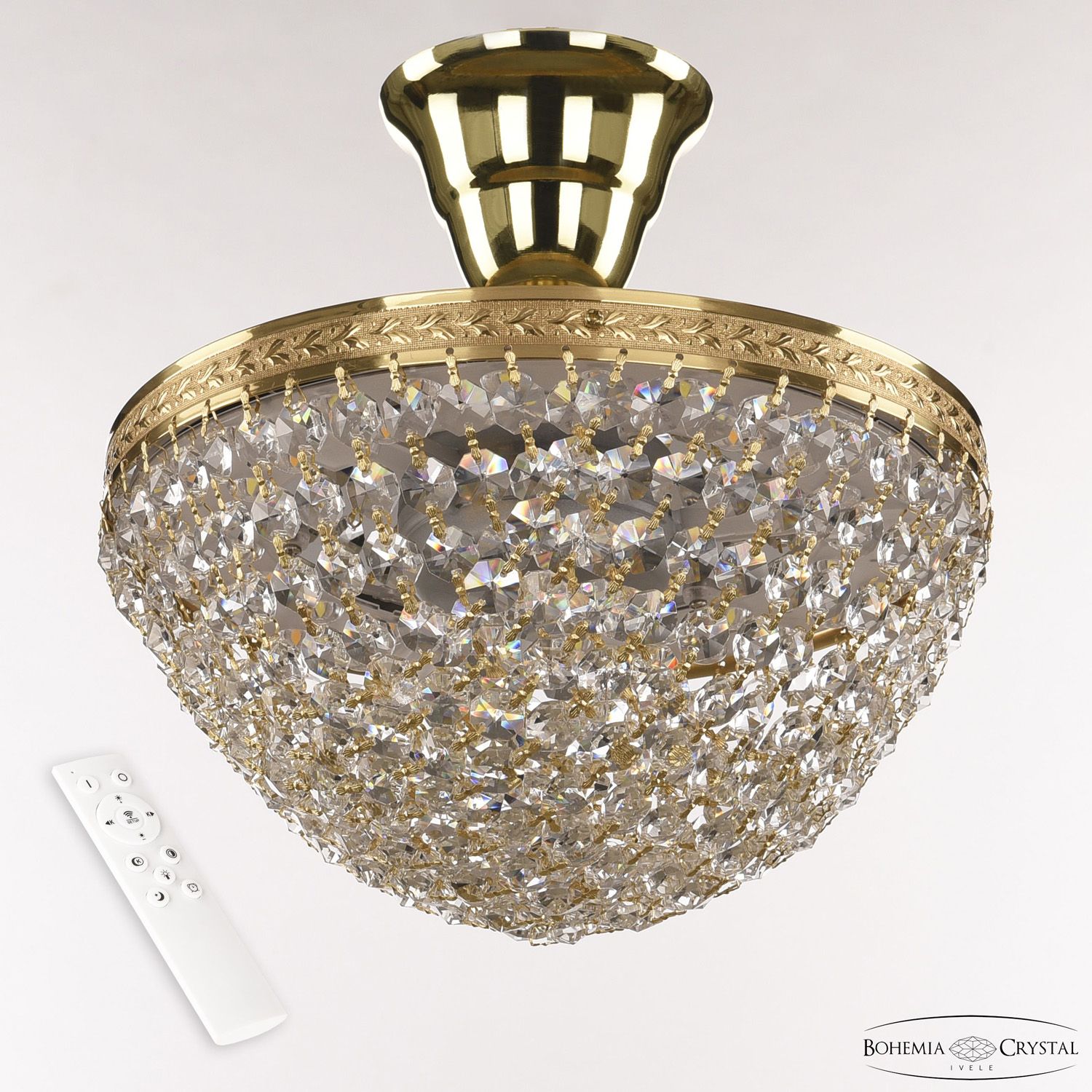 Хрустальная люстра Bohemia Ivele Crystal 19321/25IV/LED-DIM G