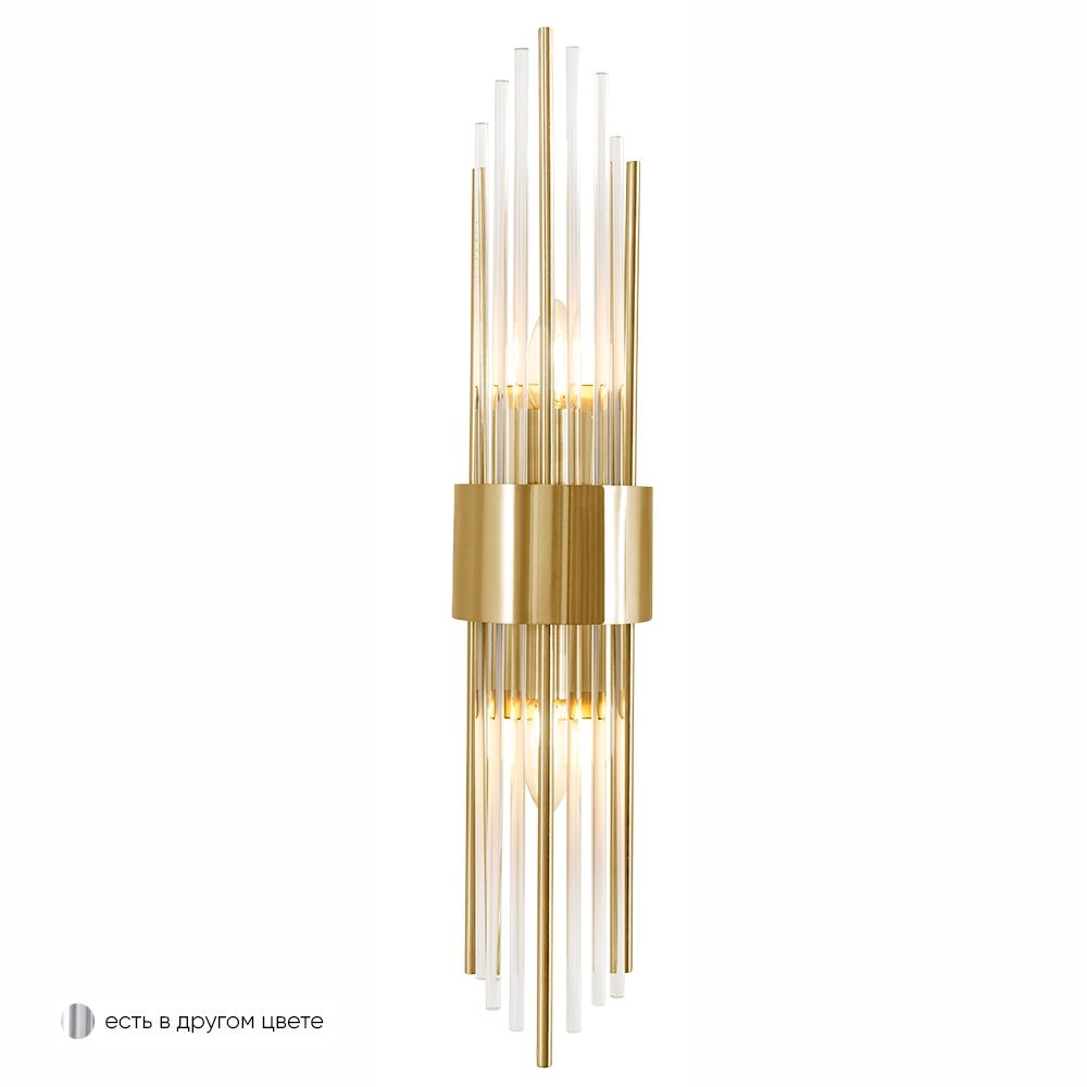 

Настенный светильник Crystallux ATENTO ATENTO AP2 BRASS/TRANSPARENTE, ATENTO AP2 BRASS/TRANSPARENTE