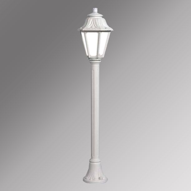 Уличный фонарный столб Anna E22.151.000.WYF1R, цвет белый - фото 1