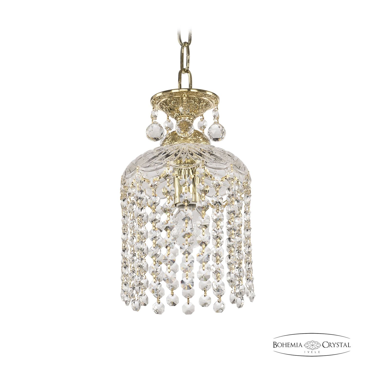 Подвесной светильник Bohemia Ivele Crystal 16781/15 G R, цвет золотой 16781/15 G R - фото 1