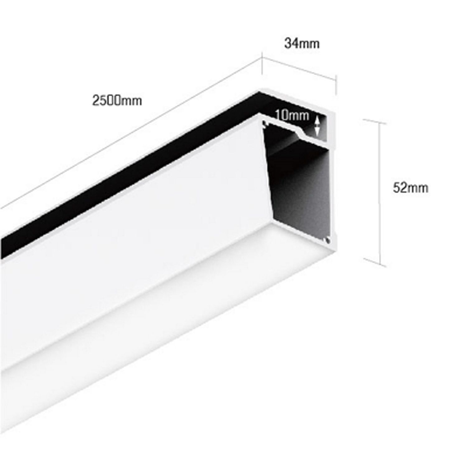 профиль для светодиодной ленты на стеклянную полку