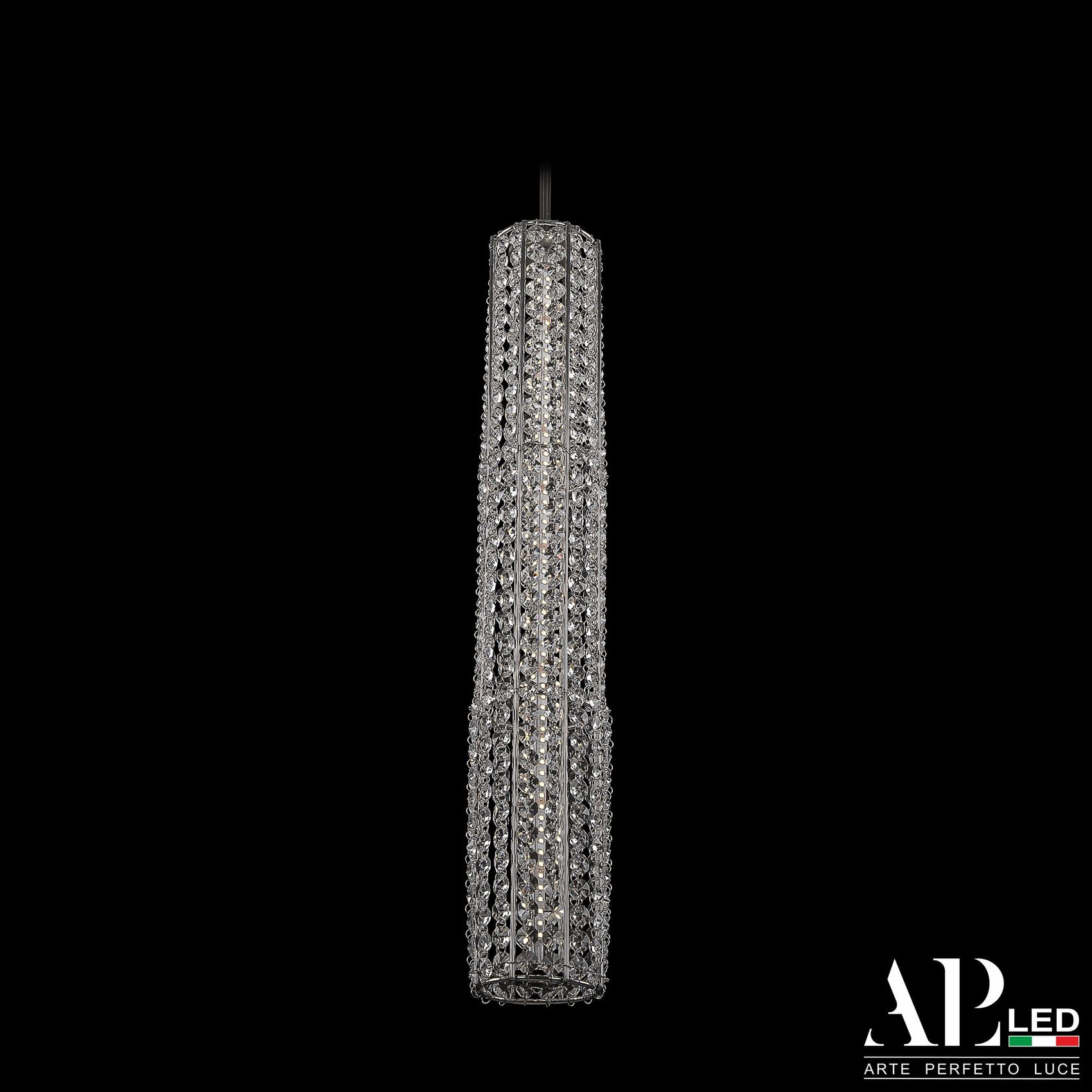 Хрустальная люстра APL LED Rimini S511.1.60.A.4000, цвет никель - фото 1