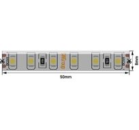 Лента со скотчем 3М светодиодная стандарт 3528, 120 LED/м, 9,6 Вт/м, 24В, IP65, Цвет: Теплый белый 00-00009245_SW