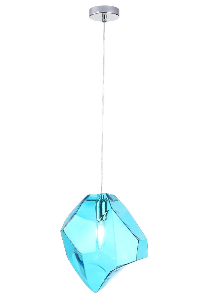 Подвесной светильник Crystallux NUESTRO NUESTRO SP1 CHROME/BLUE