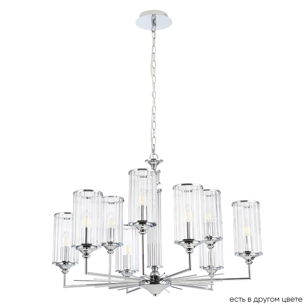 Подвесная люстра Crystal Lux GLORIA GLORIA SP9 CHROME