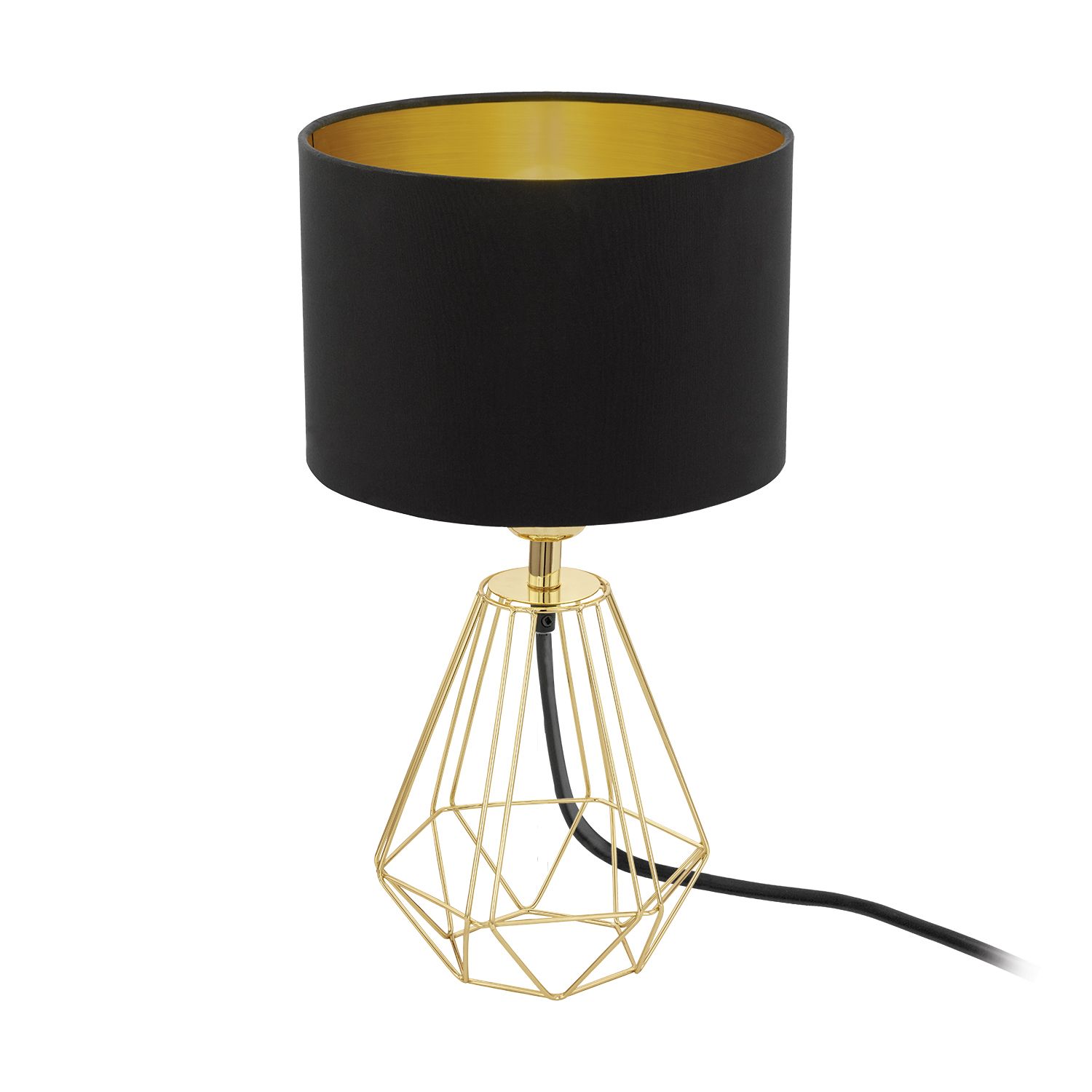 Настольная лампа Eglo Carlton 95788, цвет черный - фото 1