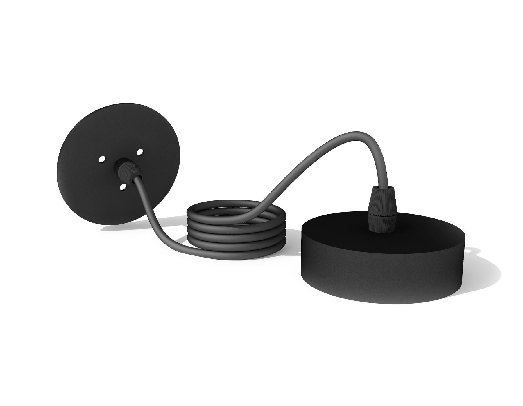 Крепеж подвесной для корпуса светильника с диаметром отверстия D85 DIY SPOT A2333, цвет черный - фото 1