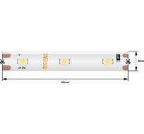 Лента светодиодная стандарт 3528, 60 LED/м, 4,8 Вт/м, 24В , IP20, Желтый SWG 00-00022310_SW