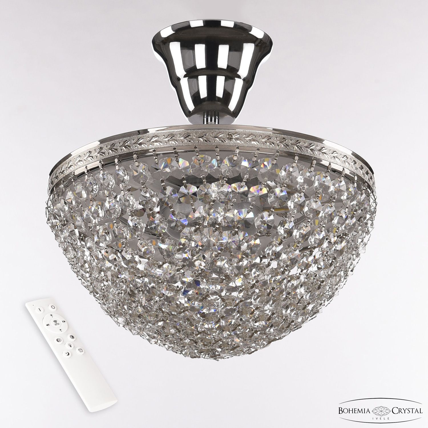 Хрустальная люстра Bohemia Ivele Crystal 19321/25IV/LED-DIM Ni